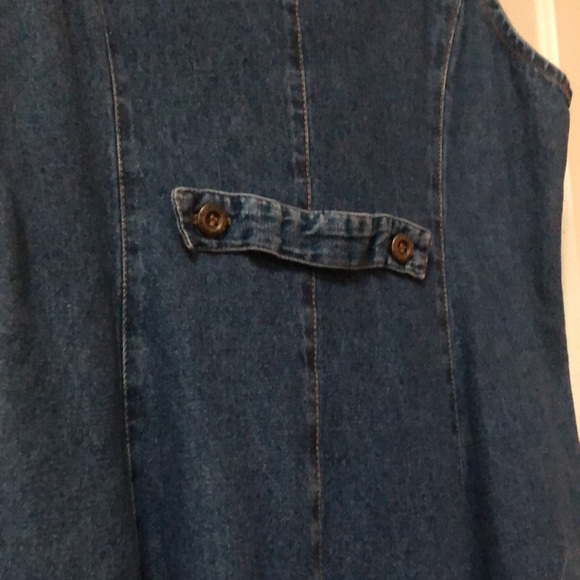 90’s Alfred Dunner Button Front Denim Dress - Picture 3 of 6